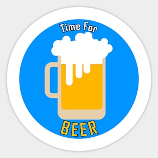 Time For BEER Sticker